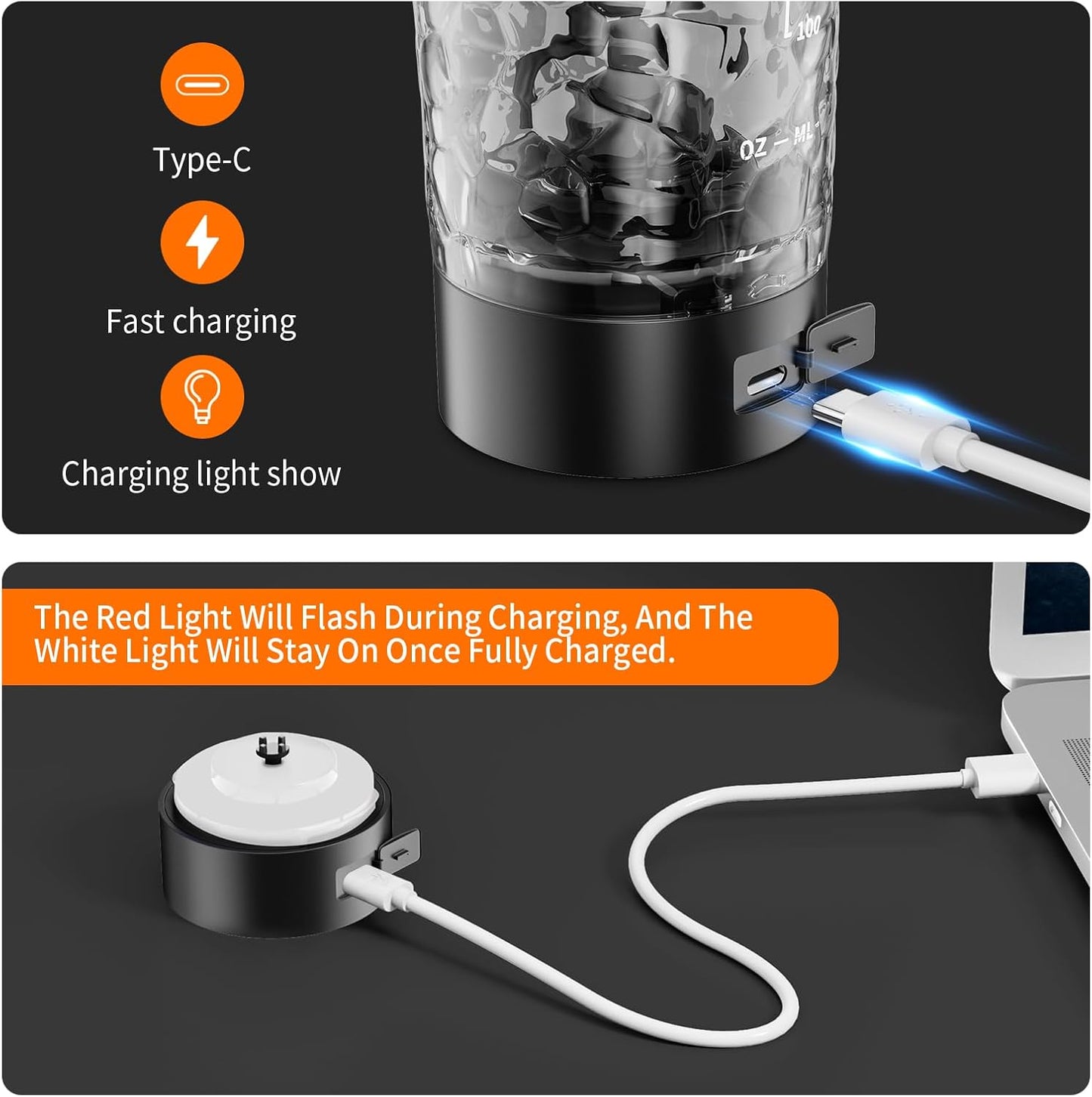 Fan-One  Electric Protein Shaker Bottle