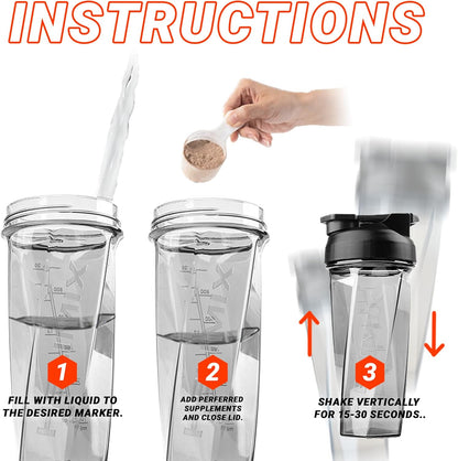 2.0 Vortex Blender Shaker Bottle 